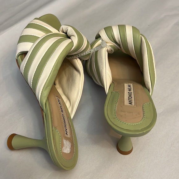 Antonio Melani Joelie Leather Slip-On Dress Sandals - Picture 9 of 11